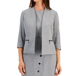 Kasper Women's Gray Blazer and sheath dress
